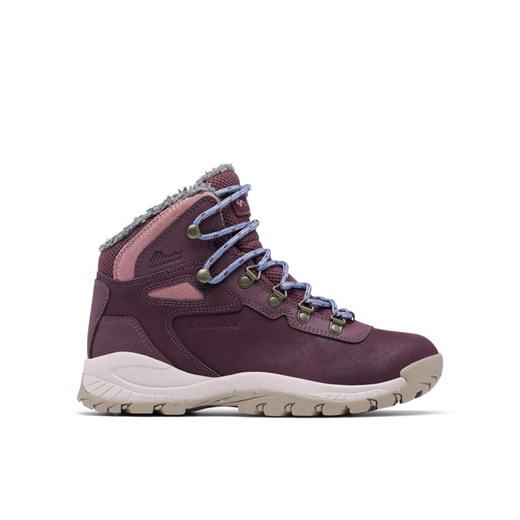 Trekkingi Columbia Newton Ridge Wp Omni-Heat II 2100221 Bordowy ze sklepu eobuwie.pl w kategorii Buty trekkingowe damskie - zdjęcie 182086510