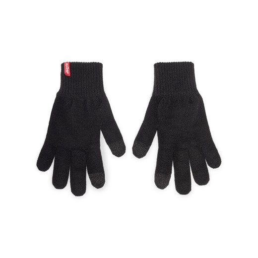 Rękawiczki Męskie Levi's® 222283-0011-0059 Czarny ze sklepu eobuwie.pl w kategorii Rękawiczki męskie - zdjęcie 182086544