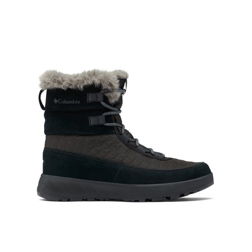 Śniegowce Columbia Slopeside Peak Luxe 2104991 Czarny ze sklepu eobuwie.pl w kategorii Śniegowce damskie - zdjęcie 182086603