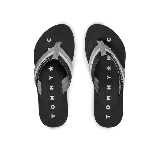 Japonki Tommy Hilfiger Tommy Loves Ny Beach Sandal FW0FW02370 Szary Tommy Hilfiger 36 eobuwie.pl