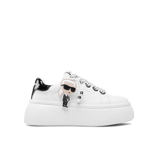 Sneakersy KARL LAGERFELD KL42376N Biały Karl Lagerfeld 41 eobuwie.pl
