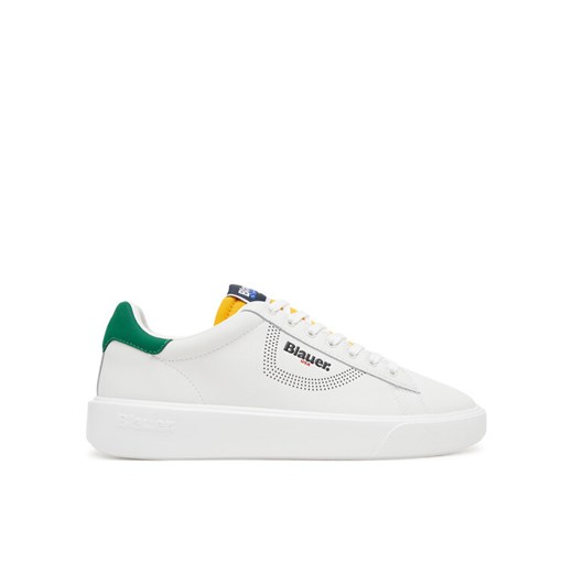 Sneakersy Blauer S5BUCK03/LES Biały ze sklepu eobuwie.pl w kategorii Buty sportowe męskie - zdjęcie 182086730