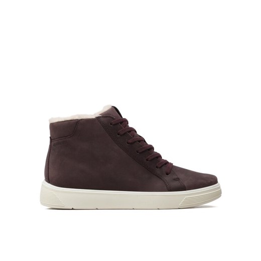 Botki ECCO Street Tray K GORE-TEX 70528302385 Fioletowy ze sklepu eobuwie.pl w kategorii Botki - zdjęcie 182086853