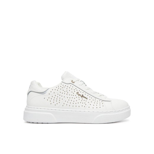 Sneakersy Pepe Jeans Eaton Gala PLS00039 Biały ze sklepu eobuwie.pl w kategorii Buty sportowe damskie - zdjęcie 182086902