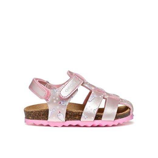 Sandały Geox B Sandal Chalki B452RA 0PVNF C8010 S Różowy ze sklepu eobuwie.pl w kategorii Sandały dziecięce - zdjęcie 182086923