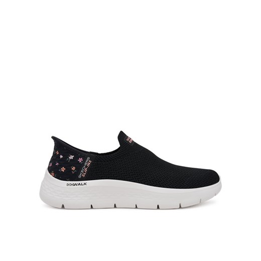 Sneakersy Skechers GOwalk Flex - Sunset Rose 124822/BKPK Czarny ze sklepu eobuwie.pl w kategorii Buty sportowe damskie - zdjęcie 182086963