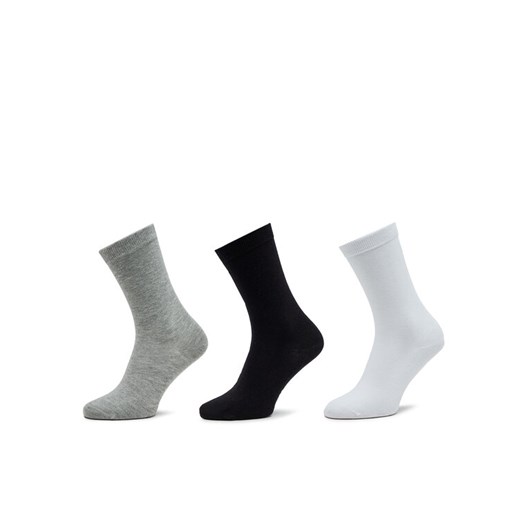Zestaw 3 par wysokich skarpet unisex Pepe Jeans Cr 3P PLU30018 Kolorowy ze sklepu eobuwie.pl w kategorii Skarpetki damskie - zdjęcie 182087040