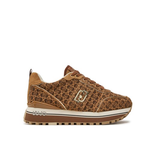 Sneakersy Liu Jo Maxi Wonder 71 BF4003 PX195 Brązowy ze sklepu eobuwie.pl w kategorii Buty sportowe damskie - zdjęcie 182087094