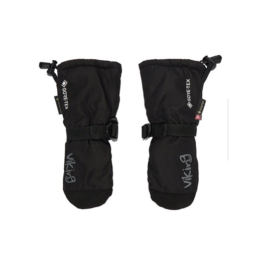 Rękawice narciarskie Viking Nomadic GTX Kids 165/23/9336/0900 Czarny ze sklepu eobuwie.pl w kategorii Rękawiczki dziecięce - zdjęcie 182087361
