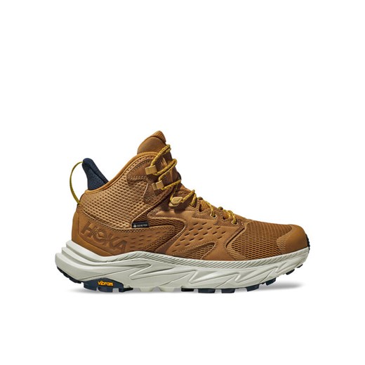 Trekkingi Hoka Anacapa 2 Mid GTX GORE-TEX 1141633 Brązowy ze sklepu eobuwie.pl w kategorii Buty trekkingowe męskie - zdjęcie 182087371