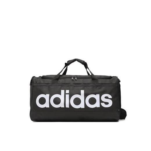 Torba adidas Essentials Linear Duffel Bag Medium HT4743 Czarny ze sklepu eobuwie.pl w kategorii Torby sportowe - zdjęcie 182087434