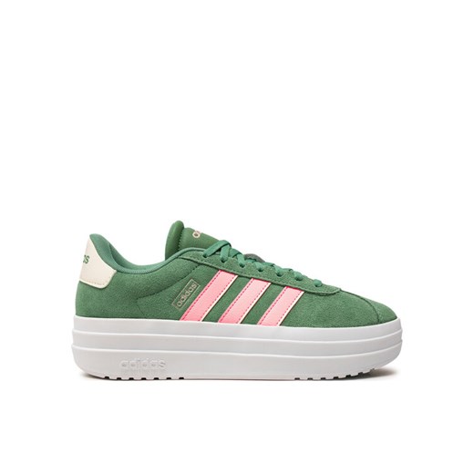 Sneakersy adidas Vl Court Bold IH0365 Zielony ze sklepu eobuwie.pl w kategorii Buty sportowe damskie - zdjęcie 182087652