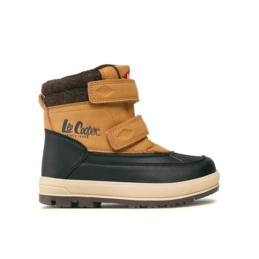 Śniegowce Lee Cooper Lcj-23-01-2059K Żółty ze sklepu eobuwie.pl w kategorii Buty zimowe dziecięce - zdjęcie 182087663