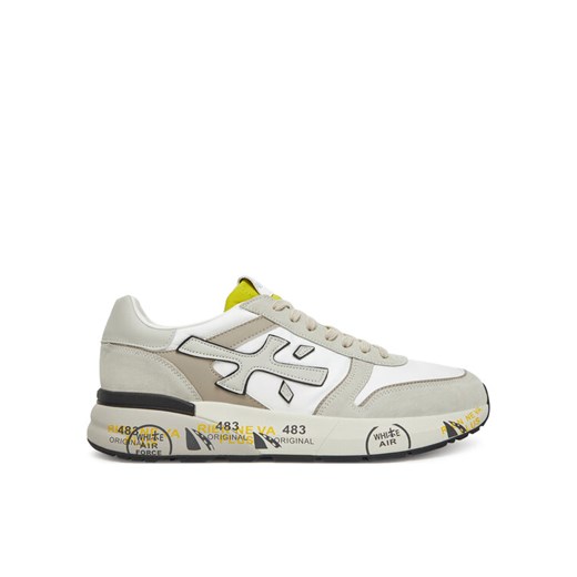 Sneakersy Premiata Mick Var 7212 Écru ze sklepu eobuwie.pl w kategorii Buty sportowe męskie - zdjęcie 182087721
