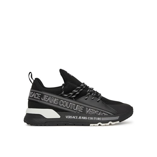 Sneakersy Versace Jeans Couture 78YA3SA3 Czarny ze sklepu eobuwie.pl w kategorii Buty sportowe męskie - zdjęcie 182087732