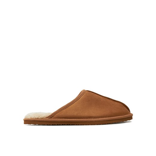 Kapcie Jack&Jones Jfwdudely Microfiber 12170311 Brązowy ze sklepu eobuwie.pl w kategorii Kapcie męskie - zdjęcie 182087754