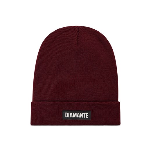 Czapka Diamante Wear 5546 Bordowy ze sklepu eobuwie.pl w kategorii Czapki zimowe damskie - zdjęcie 182087821