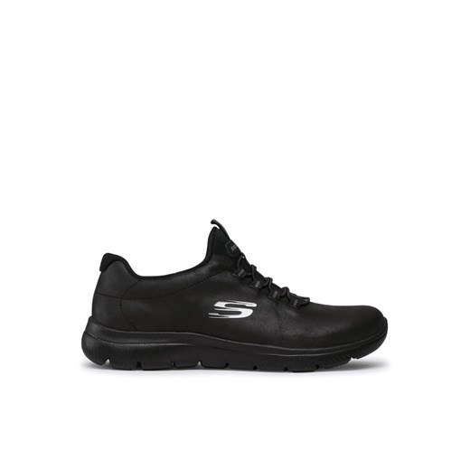 Sneakersy Skechers Itz Bazik 88888301/BBK Czarny ze sklepu eobuwie.pl w kategorii Buty sportowe damskie - zdjęcie 182087880