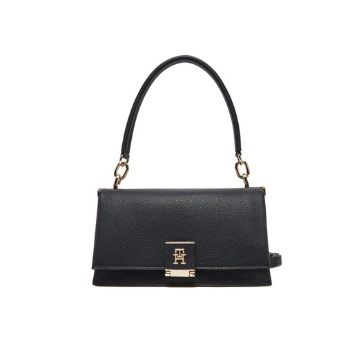 Torebka Tommy Hilfiger Th Her Med Crossover AW0AW17216 Czarny ze sklepu eobuwie.pl w kategorii Torebki damskie - zdjęcie 182087920