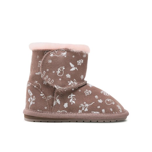Śniegowce EMU Australia Woodland Toddle B12765 Brązowy ze sklepu eobuwie.pl w kategorii Buciki niemowlęce - zdjęcie 182087993