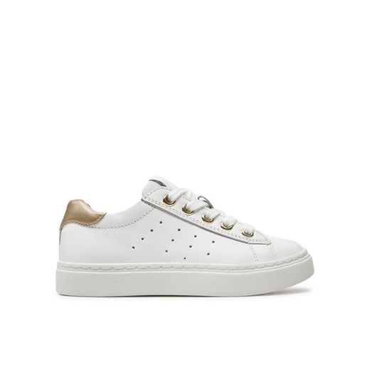 Sneakersy Geox J Nashik Girl J4586B 00085 C1000 S Biały ze sklepu eobuwie.pl w kategorii Trampki dziecięce - zdjęcie 182088120