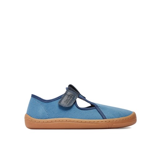 Tenisówki Froddo Barefoot Canvas T G1700380-1 D Niebieski ze sklepu eobuwie.pl w kategorii Półbuty dziecięce - zdjęcie 182088254