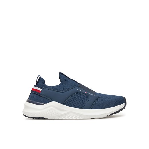 Sneakersy Tommy Hilfiger T3X9-33880-1219800 Granatowy ze sklepu eobuwie.pl w kategorii Buty sportowe dziecięce - zdjęcie 182088263