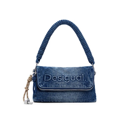 Torebka Desigual Half Logo 25SAXD23 Niebieski ze sklepu eobuwie.pl w kategorii Torebki damskie - zdjęcie 182088272