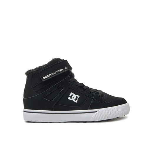 Sneakersy DC Pure High-Top Wnt Ev ADBS300327-BKW Czarny ze sklepu eobuwie.pl w kategorii Buty sportowe dziecięce - zdjęcie 182088273