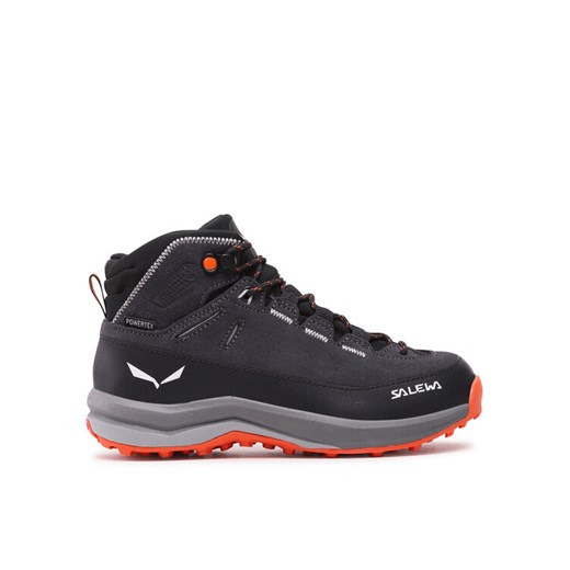 Trekkingi Salewa Mtn Trainer 2 Mid Ptx K 64011-0878 Szary ze sklepu eobuwie.pl w kategorii Buty trekkingowe dziecięce - zdjęcie 182088374