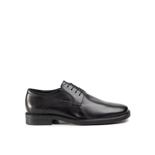 Półbuty Geox U Brandolf B U024VB 00043 C9999 Czarny ze sklepu eobuwie.pl w kategorii Buty eleganckie męskie - zdjęcie 182088383