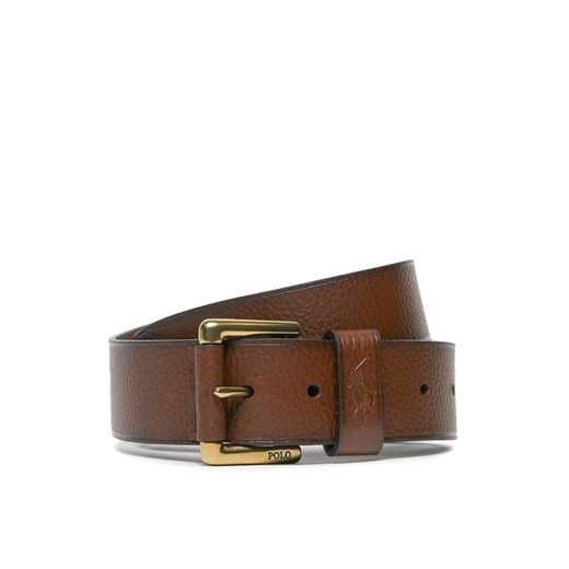 Pasek Męski Polo Ralph Lauren 405898669002 Brązowy ze sklepu eobuwie.pl w kategorii Paski męskie - zdjęcie 182088422