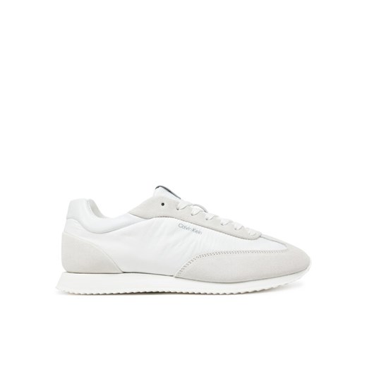 Sneakersy Calvin Klein Runner Lace Up - Nylon Mix HW0HW02395 Biały ze sklepu eobuwie.pl w kategorii Buty sportowe damskie - zdjęcie 182088430