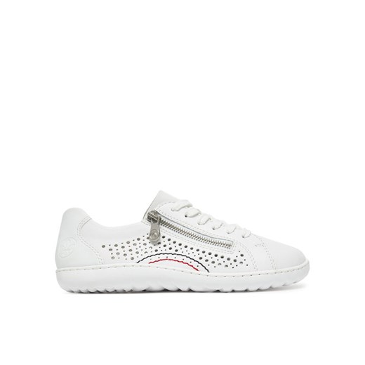 Sneakersy Rieker 52824-80 Biały ze sklepu eobuwie.pl w kategorii Buty sportowe damskie - zdjęcie 182088503