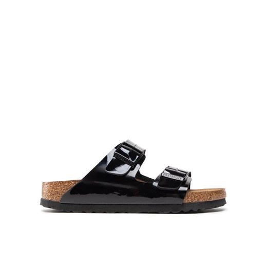 Klapki Birkenstock Arizona Birko-Flor 1005292 Czarny ze sklepu eobuwie.pl w kategorii Klapki damskie - zdjęcie 182088581