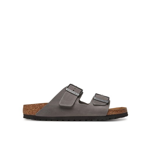 Klapki Birkenstock Arizona LEOI 1027026 Szary ze sklepu eobuwie.pl w kategorii Klapki damskie - zdjęcie 182088653