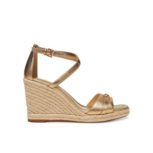 Espadryle MICHAEL Michael Kors Mandy Wedge 40R5MAMS2M Złoty ze sklepu eobuwie.pl w kategorii Espadryle damskie - zdjęcie 182088734