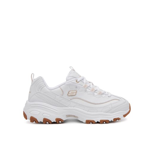 Sneakersy Skechers Sport D'Lites - Good Neutral 149807/WHT Biały ze sklepu eobuwie.pl w kategorii Buty sportowe damskie - zdjęcie 182088761