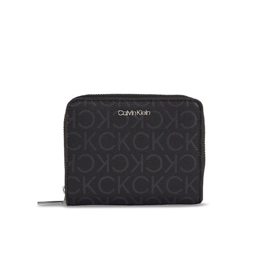 Mały Portfel Damski Calvin Klein Ck Must Md Z/A Wallet_Epi Mono K60K611932 Czarny ze sklepu eobuwie.pl w kategorii Portfele damskie - zdjęcie 182088904