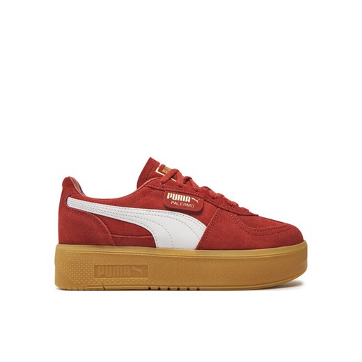 Sneakersy Puma Palermo Elevata Wns 399348 03 Czerwony ze sklepu eobuwie.pl w kategorii Buty sportowe damskie - zdjęcie 182088973