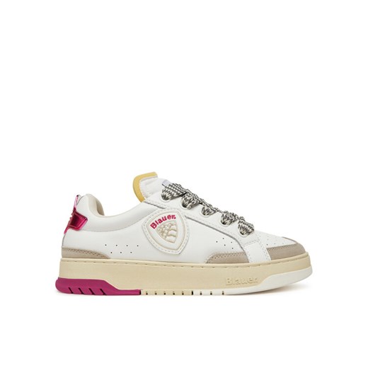 Sneakersy Blauer S5ADEL02/LEA Biały ze sklepu eobuwie.pl w kategorii Buty sportowe damskie - zdjęcie 182088982