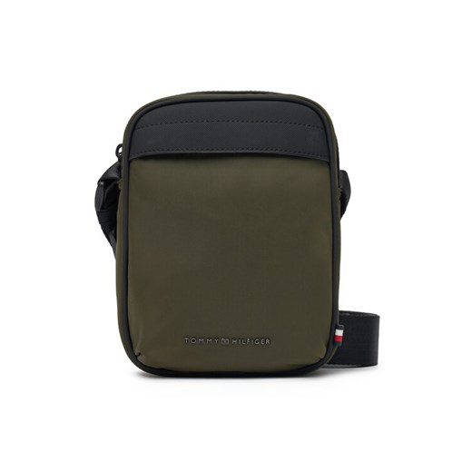 Saszetka Tommy Hilfiger Th Repreve Mini Reporter AM0AM13185 Zielony ze sklepu eobuwie.pl w kategorii Torby męskie - zdjęcie 182089003