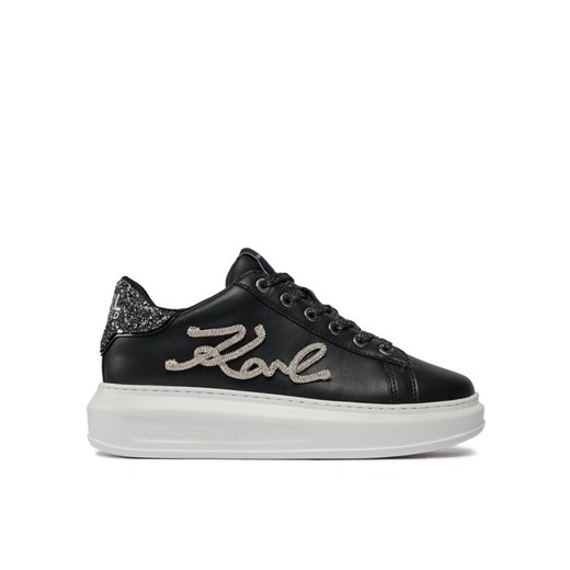 Sneakersy KARL LAGERFELD KL62510G Czarny ze sklepu eobuwie.pl w kategorii Buty sportowe damskie - zdjęcie 182089070