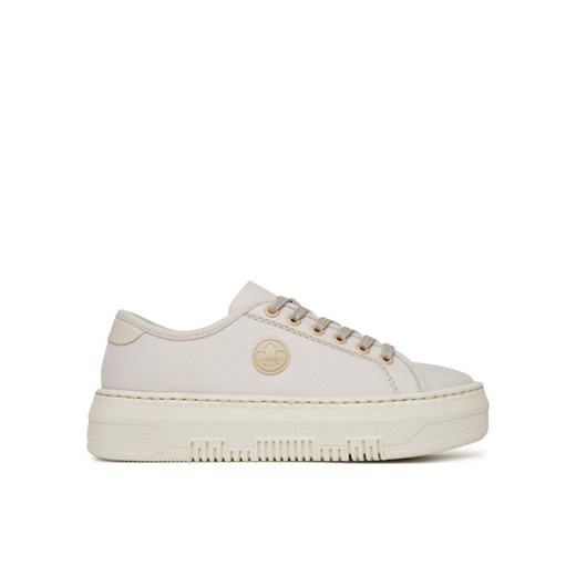 Sneakersy Rieker M1926-80 Biały ze sklepu eobuwie.pl w kategorii Buty sportowe damskie - zdjęcie 182089100