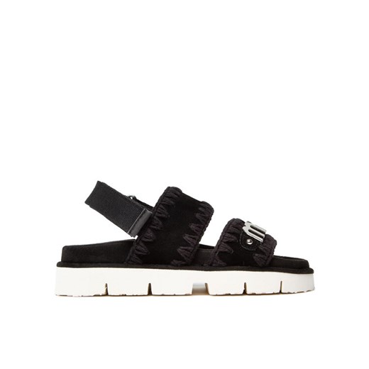Sandały Mou New Bio Sandal SW461001A Czarny ze sklepu eobuwie.pl w kategorii Sandały damskie - zdjęcie 182089114