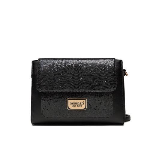 Torebka Monnari TORIMP0-24W-BAG1890-K020D000-R00 Czarny ze sklepu eobuwie.pl w kategorii Listonoszki - zdjęcie 182089130