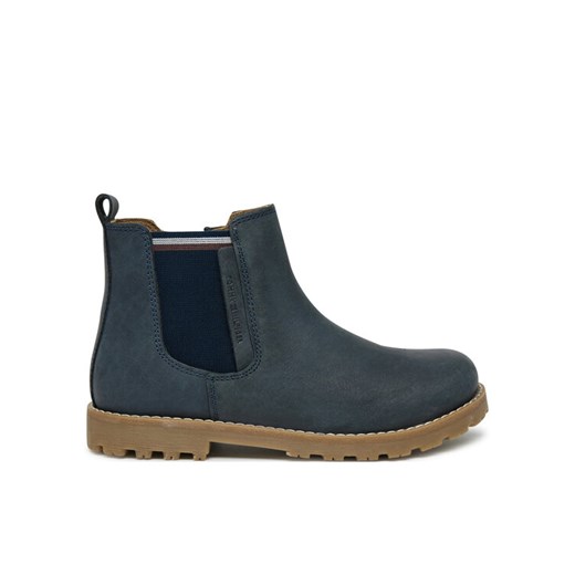 Trzewiki Tommy Hilfiger T1X5-33700-0124 S Granatowy ze sklepu eobuwie.pl w kategorii Buty zimowe dziecięce - zdjęcie 182089141