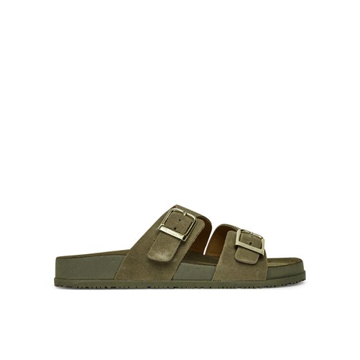 Klapki Tamaris 1-27500-44 Khaki ze sklepu eobuwie.pl w kategorii Klapki damskie - zdjęcie 182089152