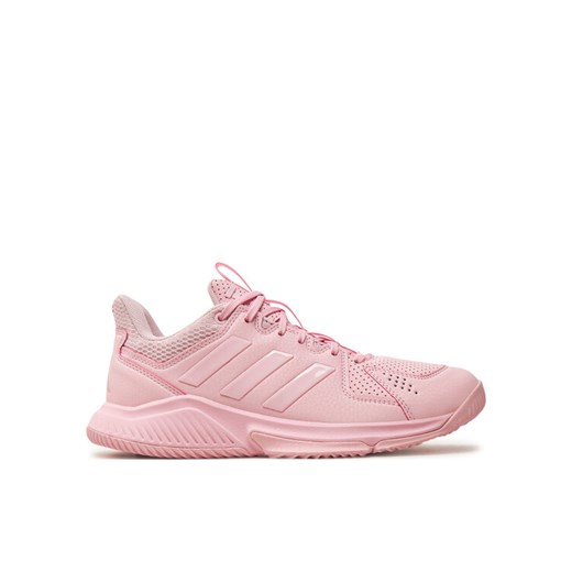Buty halowe adidas Court Flight JR8170 Różowy ze sklepu eobuwie.pl w kategorii Buty sportowe damskie - zdjęcie 182089363