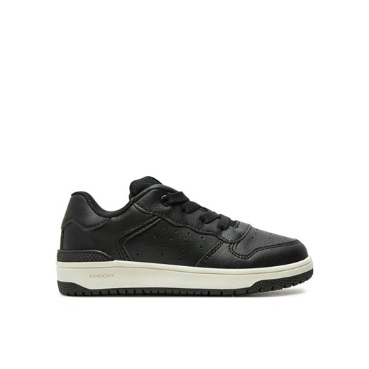 Sneakersy Geox J Washiba Boy J45LQB 000BC C9999 S Czarny ze sklepu eobuwie.pl w kategorii Buty sportowe dziecięce - zdjęcie 182089390